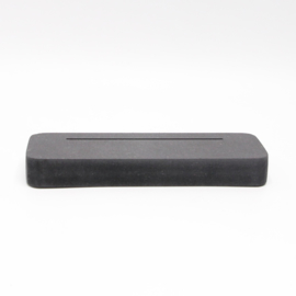 plankje smal voor foto of kaart gleuf 12cm zwart