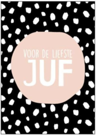 cadeaukaartje voor de liefste juf