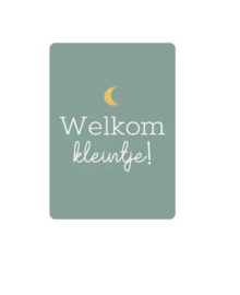 cadeaukaartje welkom kleintje