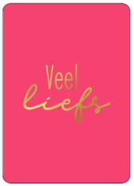cadeaukaartje veel liefs