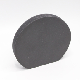 18mm cirkel 10,5x9,5cm zwart