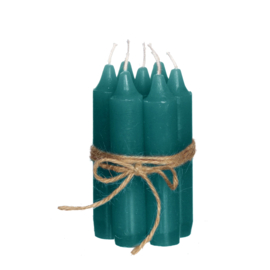 kaars 11cm petrol