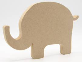 MDF olifant 24x16cm