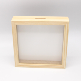 sublimatie Spaarpot lijst 13x13x3,6cm