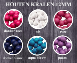 Houten Kralen 12mm