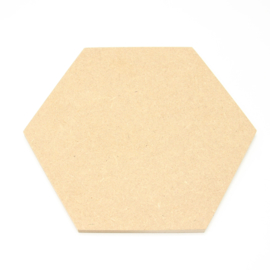 hexagon mdf 9mm 23x20cm