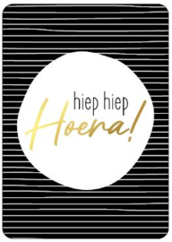 cadeaukaartje hiep hiep hoera