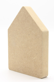 MDF huisje 9,6x13cm