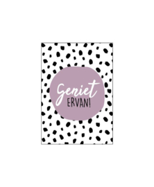 cadeaukaartje geniet ervan