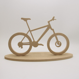 mountinebike groot met voet