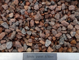 Schots graniet 8/16 mm 0,7 m3   1000 kg