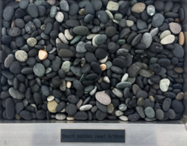 Beach Pebbles zwart 5/8mm  1m3
