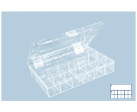 Kunststof assortimentskist PS-COMPACT 13-vaks