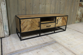 Tv meubel mangohout 145 cm