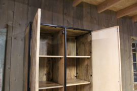Wandkast mangohout 90 cm
