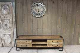 Mangohouten tv kast 180 cm