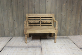 Teakhouten Tuinbank 2 zits vis