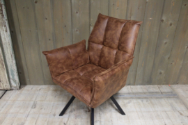 Eetkamerstoel Cena cowboy cognac