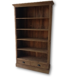 Teakhouten Boekenkast 108 cm