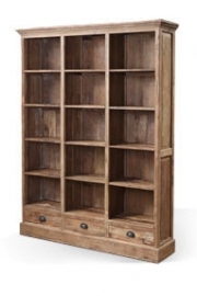 Teakhouten Boekenkast 165 cm