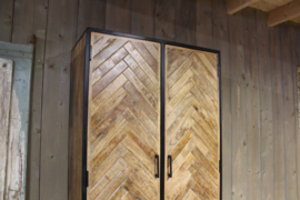 Wandkast mangohout 90 cm