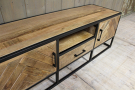 Tv meubel mangohout 145 cm