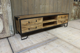 Mangohouten tv kast 180 cm