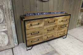 Mangohouten lade dressoir 150 cm