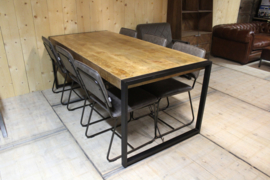 Eetkamertafel mangohout vanaf 140 cm