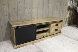 Mangohouten tv kast 155 cm