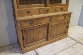 Teakhouten shopcabinet 160 cm
