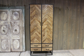 Wandkast mangohout 90 cm