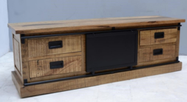 Mangohouten tv kast 155 cm