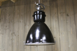 Fabriekslamp Zwart