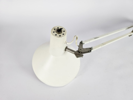 Hala Zeist - architectenlamp - wandlamp - Busquet - gebroken wit - 60's