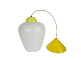 Dutch design - Philips - Louis Kalff - Kelklamp - satijnglas - 50's