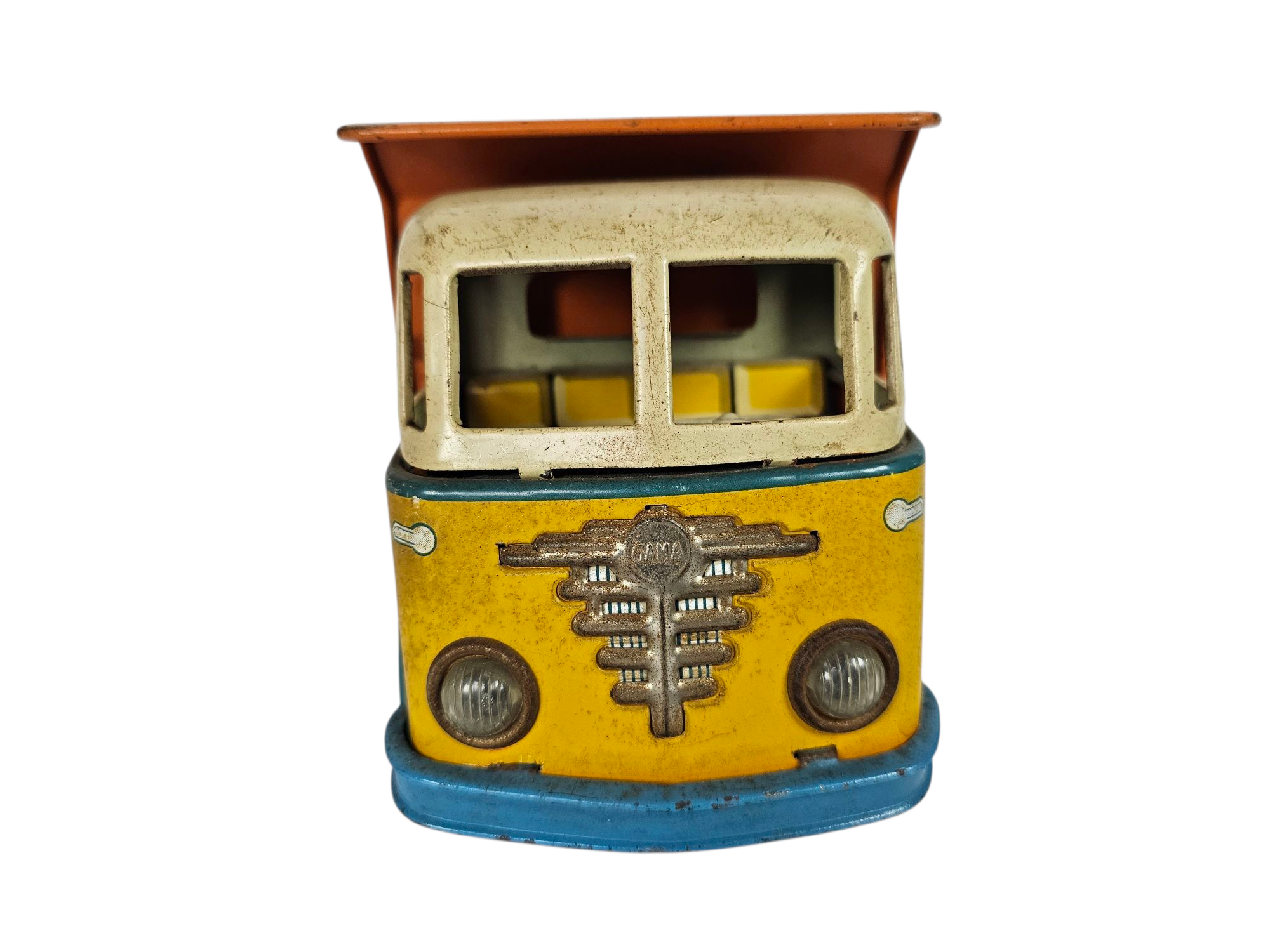 GAMA - blikken speelgoed - hydraulische  dump truck -  Germany - 1950-1959 -