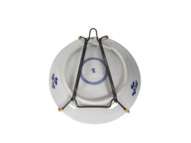 Mosa - Kangxi stijl - 3 x bordje - decor Peterselie - Maastricht - 1901