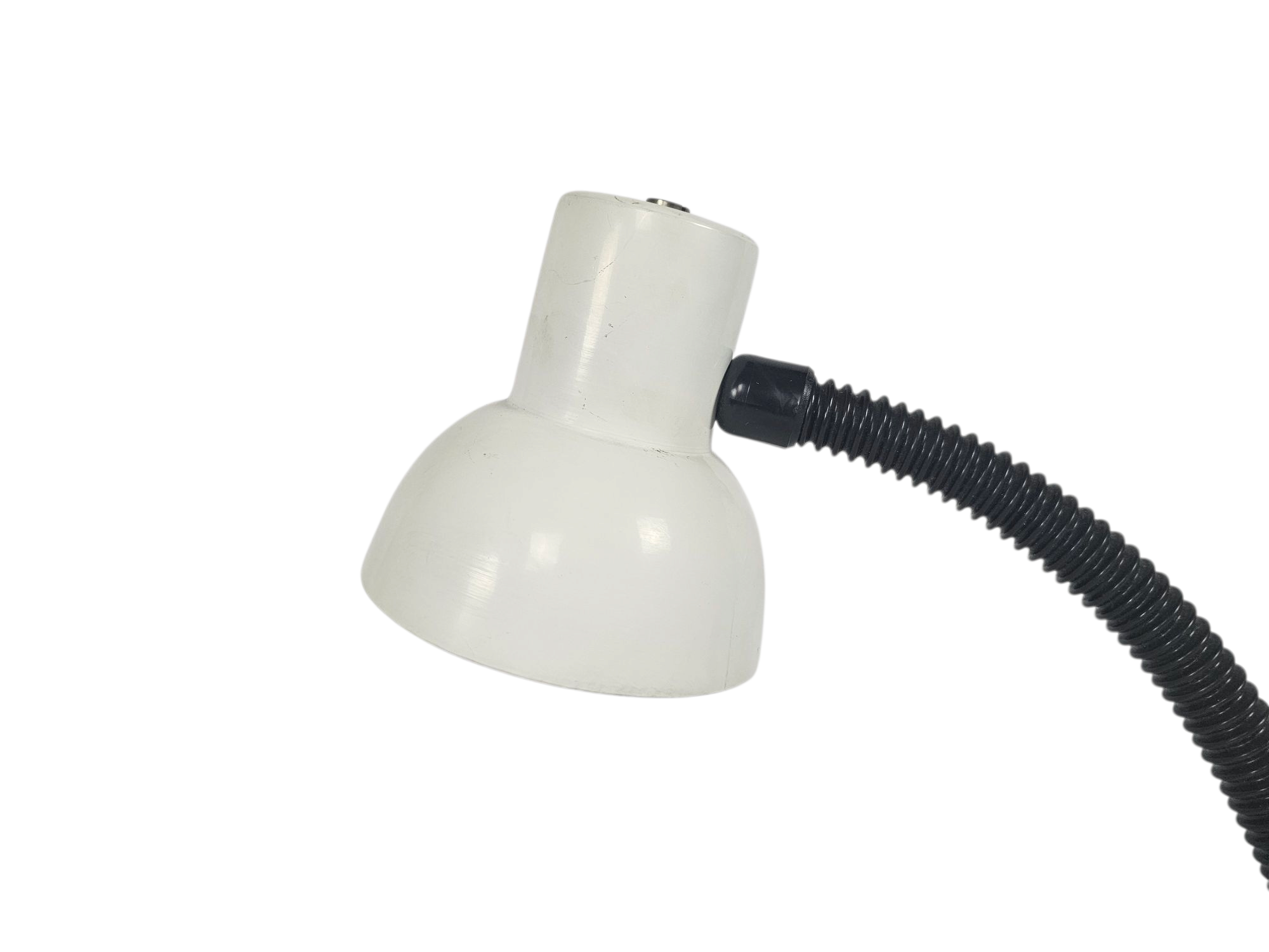 Hala Zeist - bureaulamp - model 703 - flexibele hals - wit - 70's
