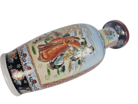 Vintage - Satsuma Geisha - XL Vaas - porselein - China - 3e kwart 20e eeuw