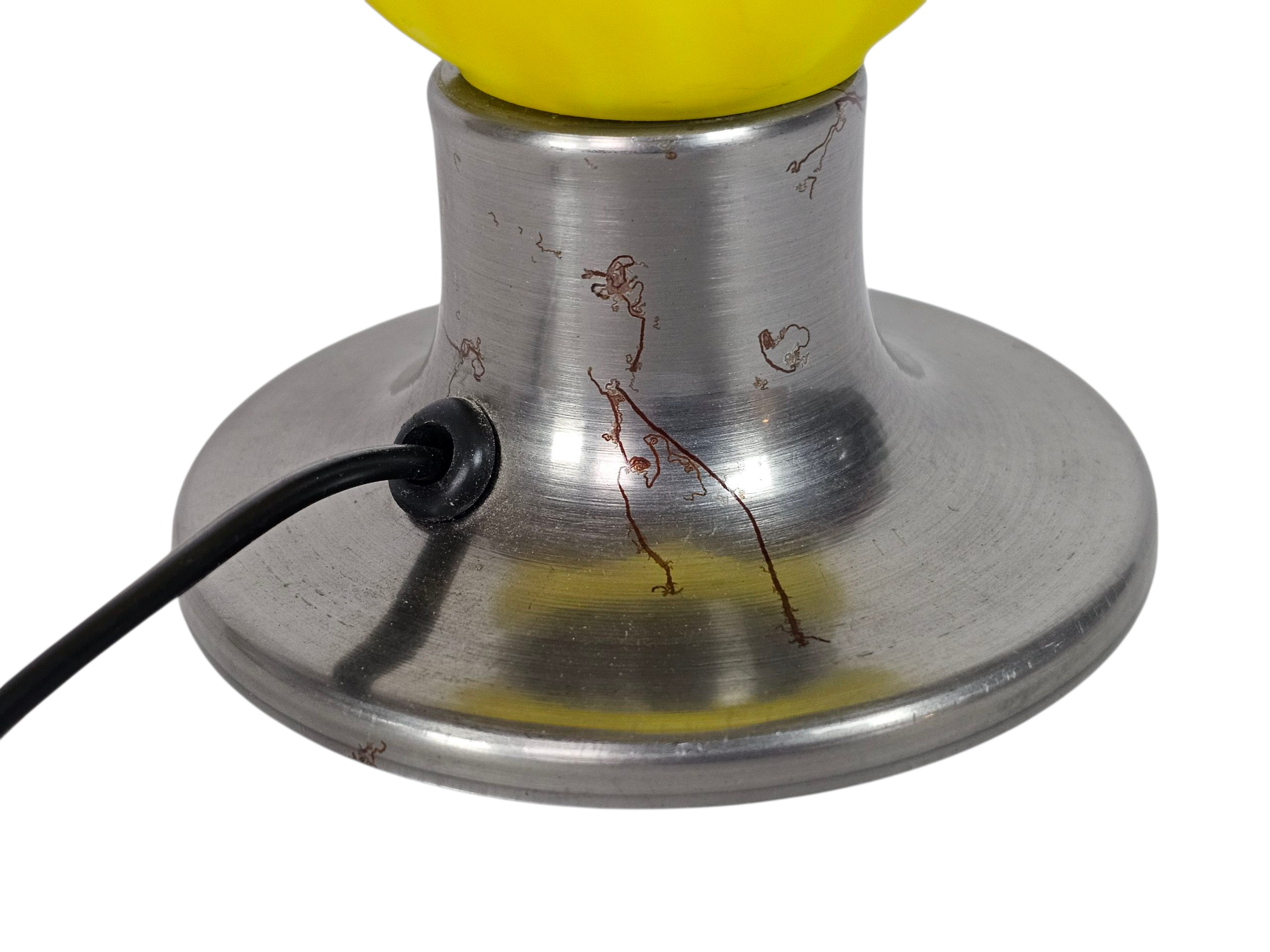 Dutch design - Pols Potten - tafellamp -  kelk verlichting - glas - metaal - 90's