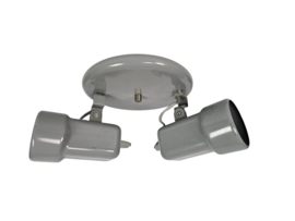Vrieland design - dubbele plafondspot - wandspot - Holland - 70's