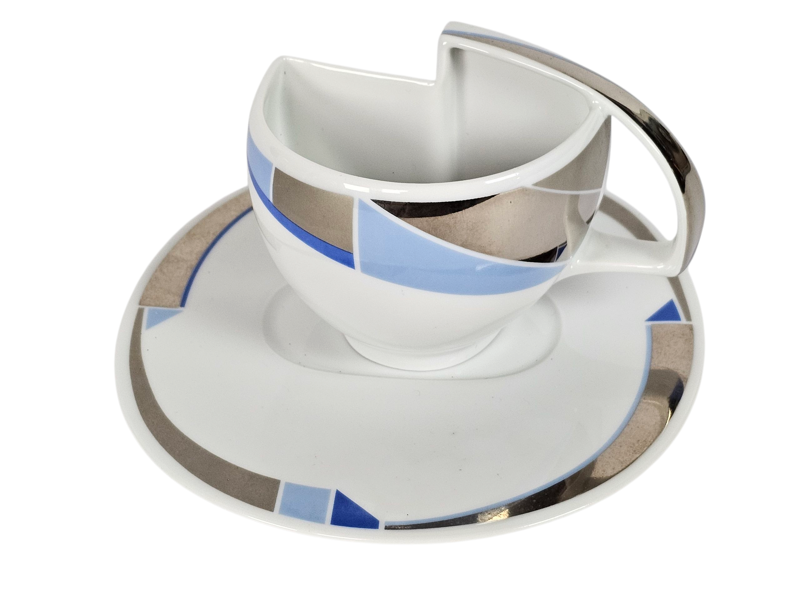 Rosenthal - Studio Line - Memphis stijl - Antje Bruggemann - Kunstlertasse Nr. 24 - Germany -