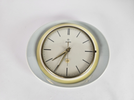 Junghans Electora - wandklok - attr. Max Bill -  geglazuurd porselein - 1950s