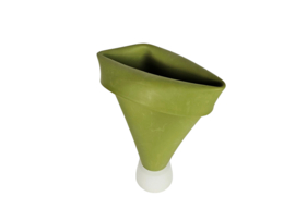 Dutch design - 'Amazing vase' - designer Johan Bakermans - rubber - oprolvaas - 90's