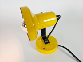 Philips - NWS 85 - wandspot - Space Age verlichting - geel - 70's