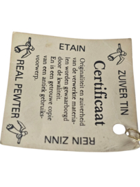 Etain - Tin - XL vloerlamp -  Decoratieve figuurlamp - 3e kwart 20e eeuw