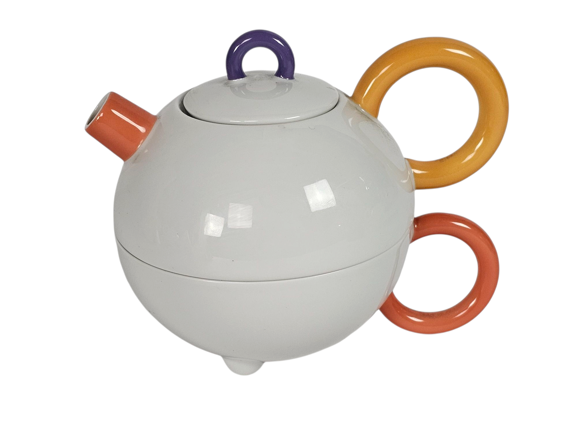 Matteo Thun voor Arzberg - theepot - Memphis stijl - Tea for one - Fantasia