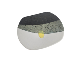 Ettore Sottsass  voor Bitossi -  Sottsass (1917-2007) - Raymor - Fat lava - schaal - 1950's