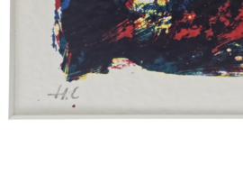 Jits Bakker - Litho - 'Mannen Model' - gesigneerd - 1992